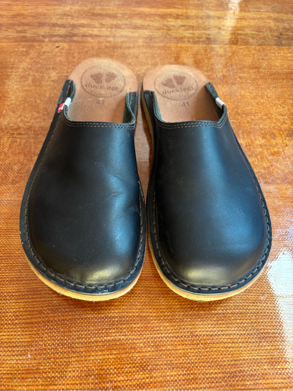 Duckfeet Blåvand Black Clogs EUC 41 - Picture 2 of 7